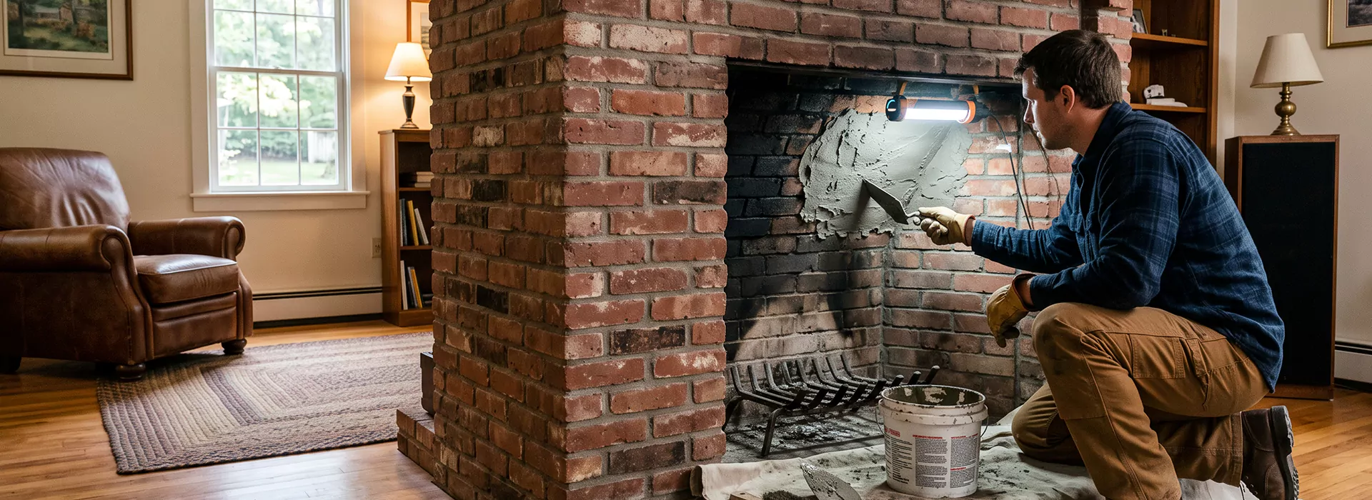 Fireplace Smoke Chamber Repair in Sayreville