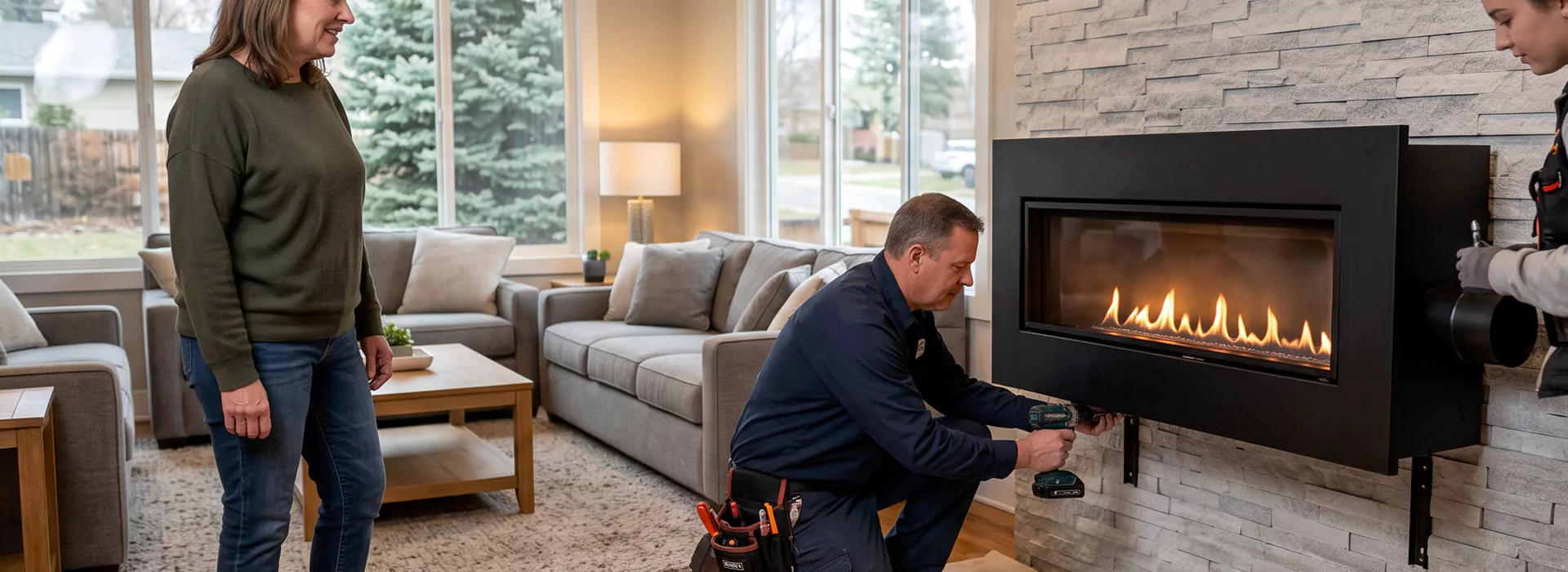 Floating Fireplace Installation Sayreville, NJ