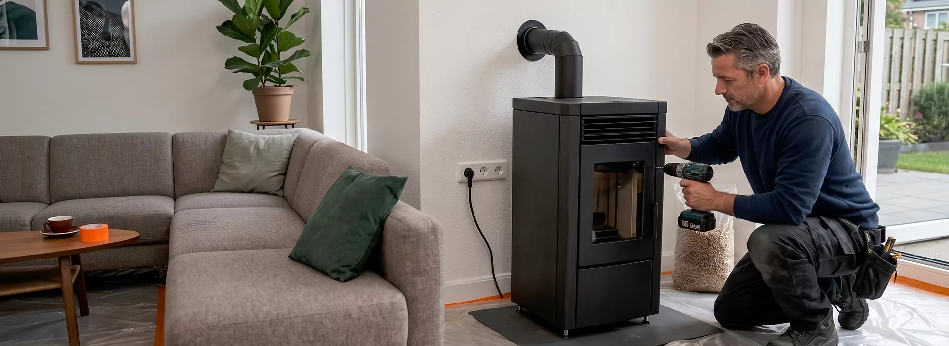 Pellet Stove Chimney Installation in Sayreville, NJ