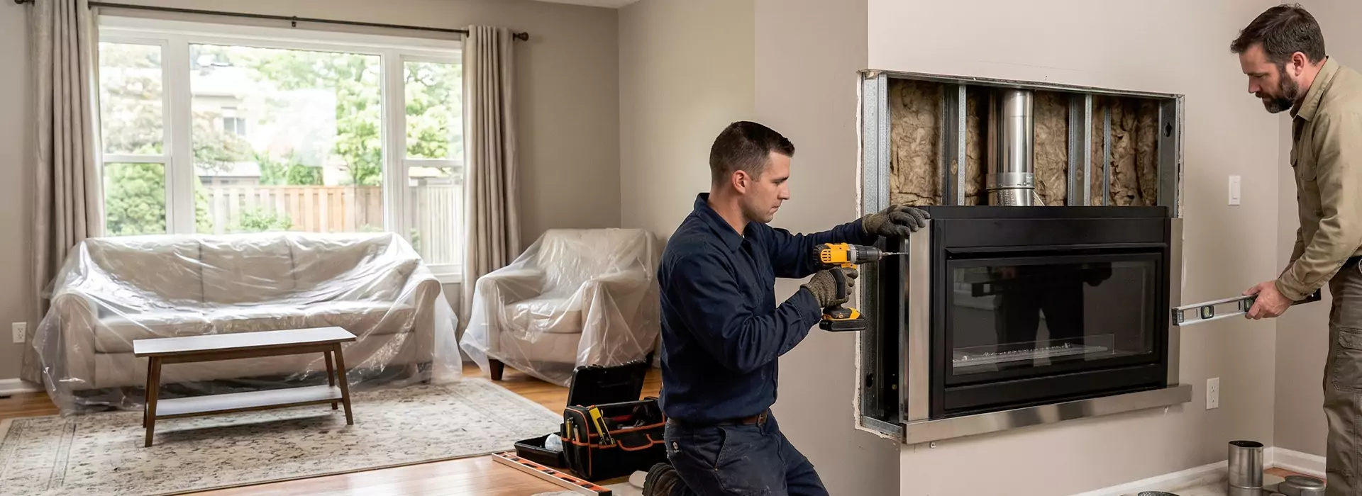 Prefabricated Fireplace Installation in Sayreville, NJ