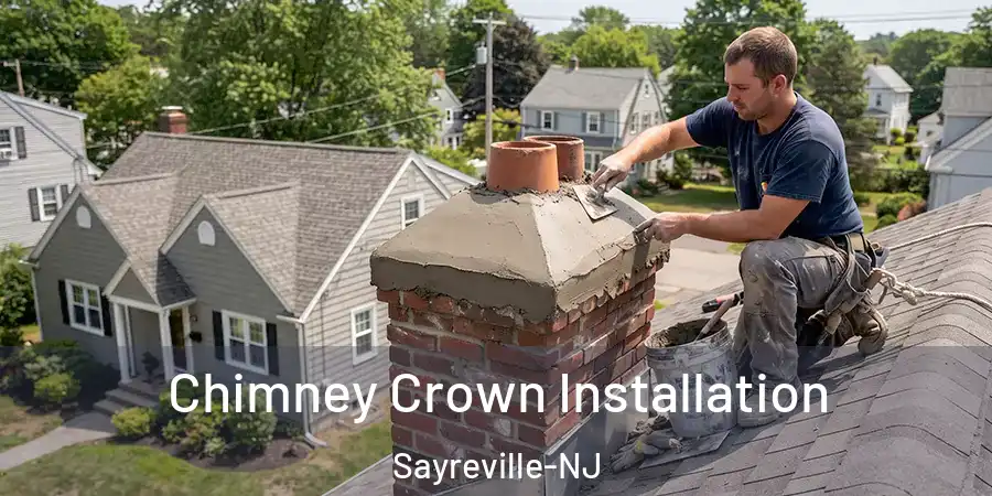 Chimney Crown Installation Sayreville-NJ