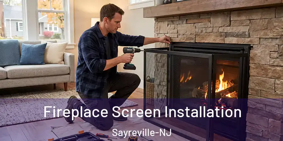  Fireplace Screen Installation Sayreville-NJ