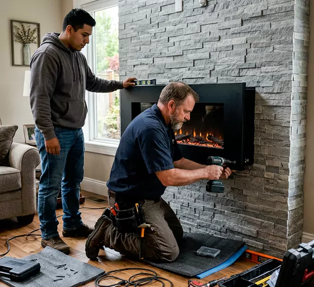 Certified Floating Fireplace Installation Company: Your Local Floating Mantel Installer in Sayreville, NJ