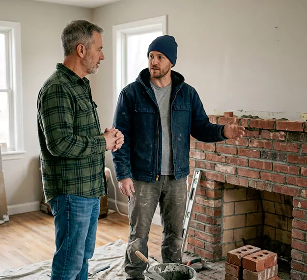 Why Sayreville Homeowners Choose Our Brick Fireplace Installation Team?