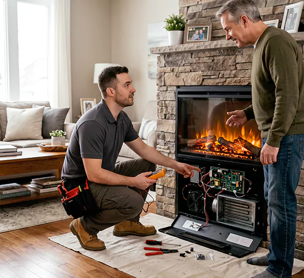 Why Sayreville Homeowners Choose Our Electric Fireplace Repair Team?