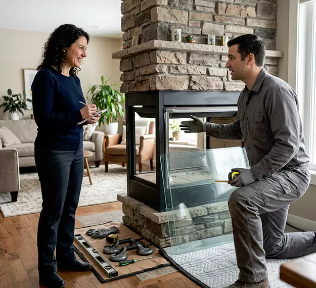 Certified Fireplace Glass Installation Company: Your Local Fireplace Glass Door Installer in Sayreville, NJ