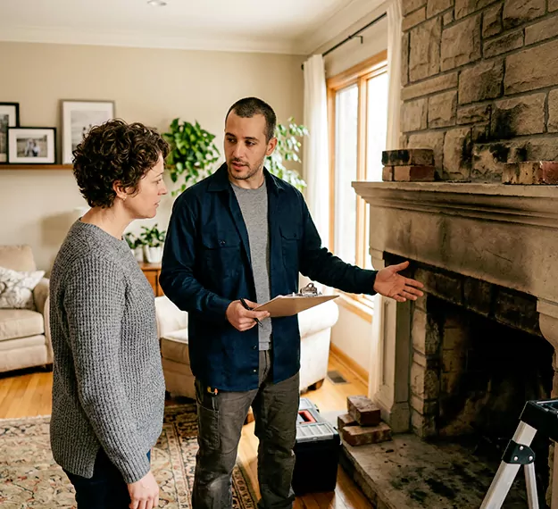 Why Sayreville Homeowners Choose Our Fireplace Restore Team?