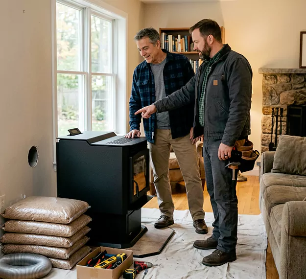 Why Sayreville Homeowners Choose Our Pellet Fireplace Installation Team?