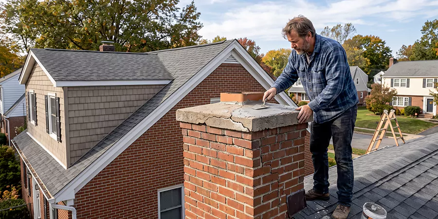 Brick Chimney Crown Repair Sayreville