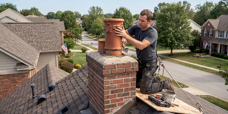 Decorative and Custom Chimney Pot Installation Sayreville