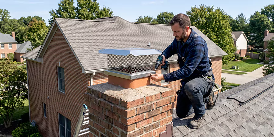 Masonry Chimney Spark Arrestor Installation Sayreville