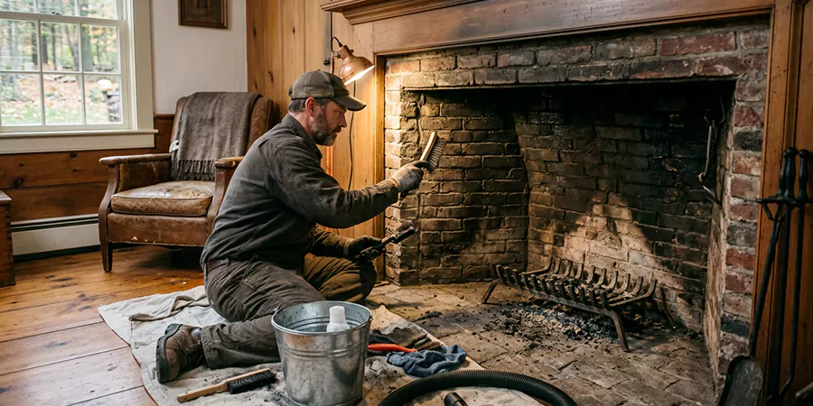 Inglenook and Coal Burning Fireplace Restoration Sayreville