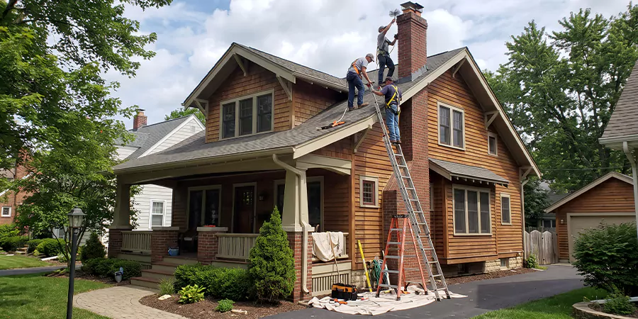 Residential Chimney Masonry Repair and Tuckpointing Sayreville